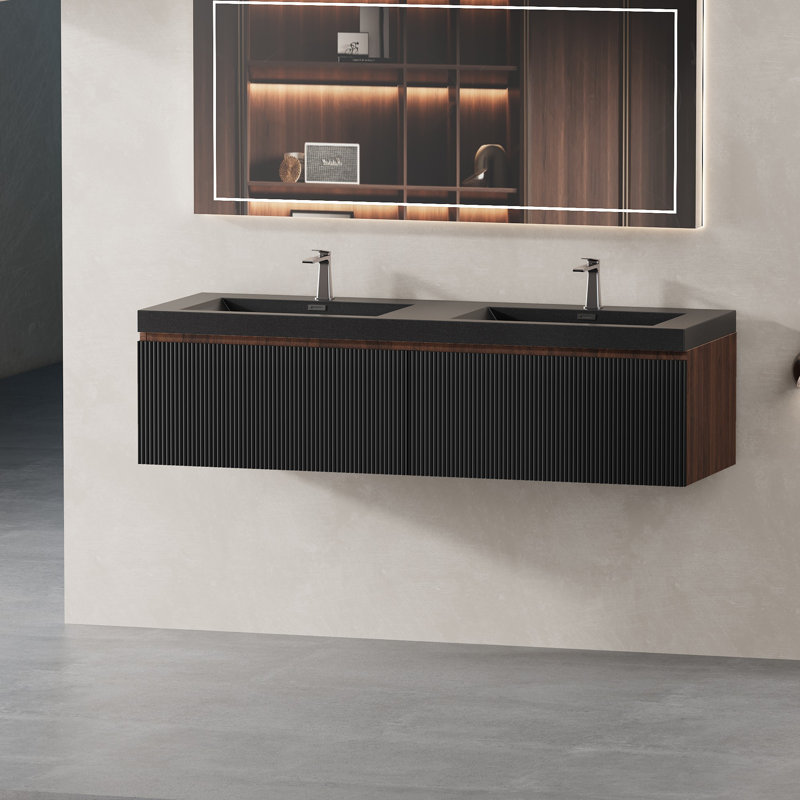 Floating Bathroom Vanity with Sink Combo