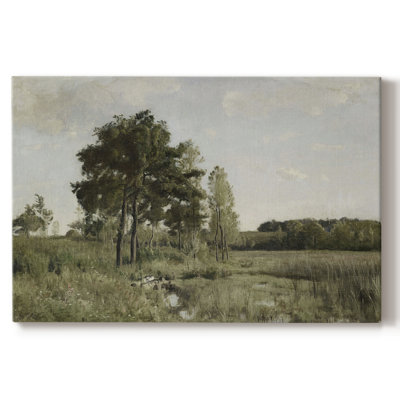 Paysages rétro-DCXLIV -Galerie enveloppée Cavas