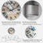 Marbre abstrait avec espace de copie - Horloge murale moderne-138747583