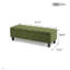 Banc de rangement avec repose-pieds Boucle-2654221