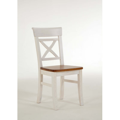 46cm H Cross Back Side Chair