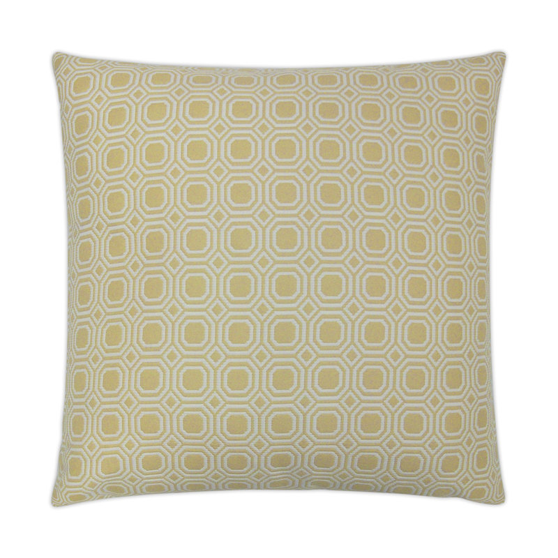 Blair Pillow Cover & Insert, Yellow, Square 20"