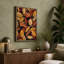 Golden Autumn Leaves Botanical - Wrapped Canvas-1180845679-1180845670