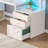 Caelee L-Shaped Computer Desk with Power Outlet