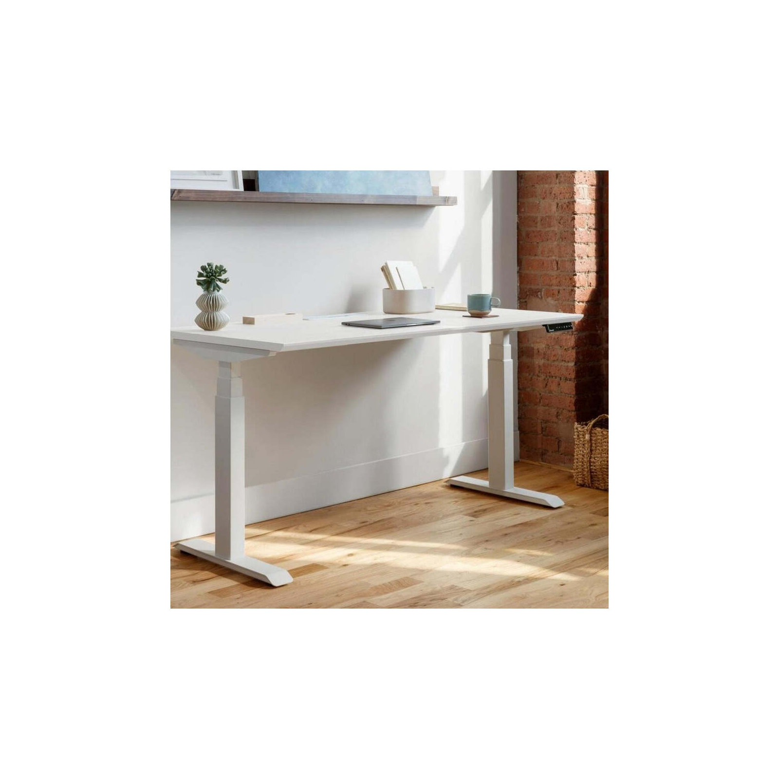 Standing Desk, White, 52" H x 48" W x 30" D, White