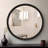 Chelbe Solid Wood Round Mirror-1502962627
