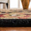 Tapis oriental en laine noir, rouge, vert et or fabriqué et touffeté à la main Cranmore-19260438