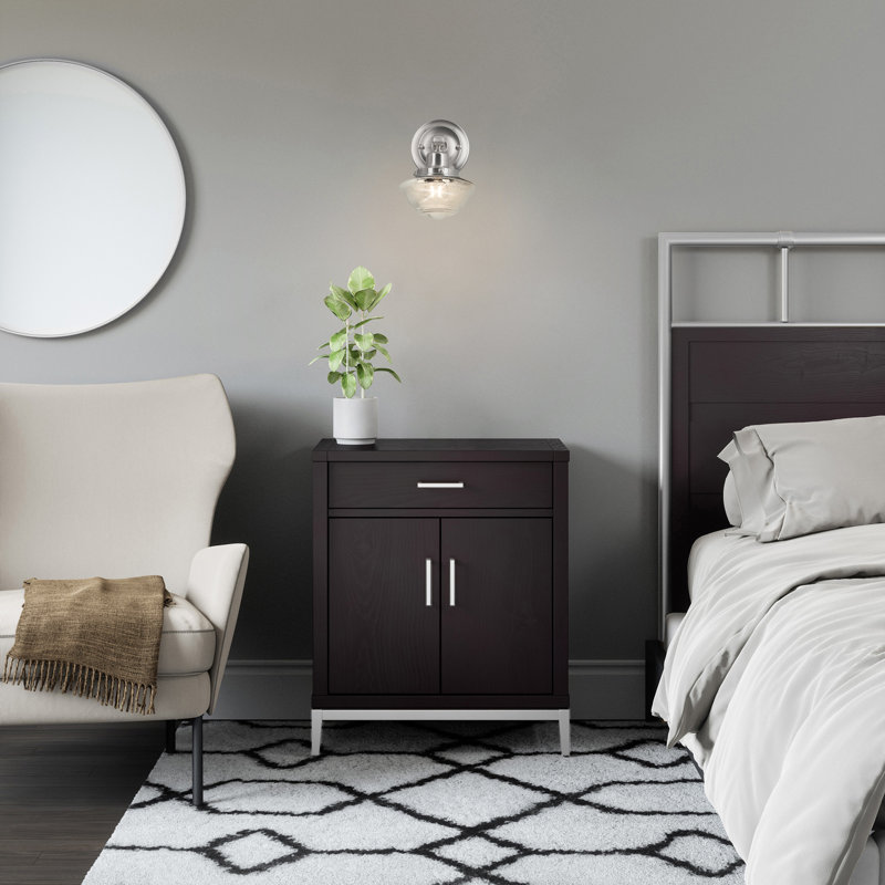 Aristocles Dimmable Vanity Light, Satin Nickel