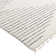 Thurman Geometric Hand-Knotted Area Rug in Parchment/Grey