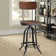 Fabron Swivel Counter Stool with Metal Frame