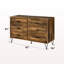 Commode moderne à finition noyer