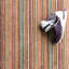 Brindle Stripe Spice Hand Loom Knotted Wool Rug-4237446