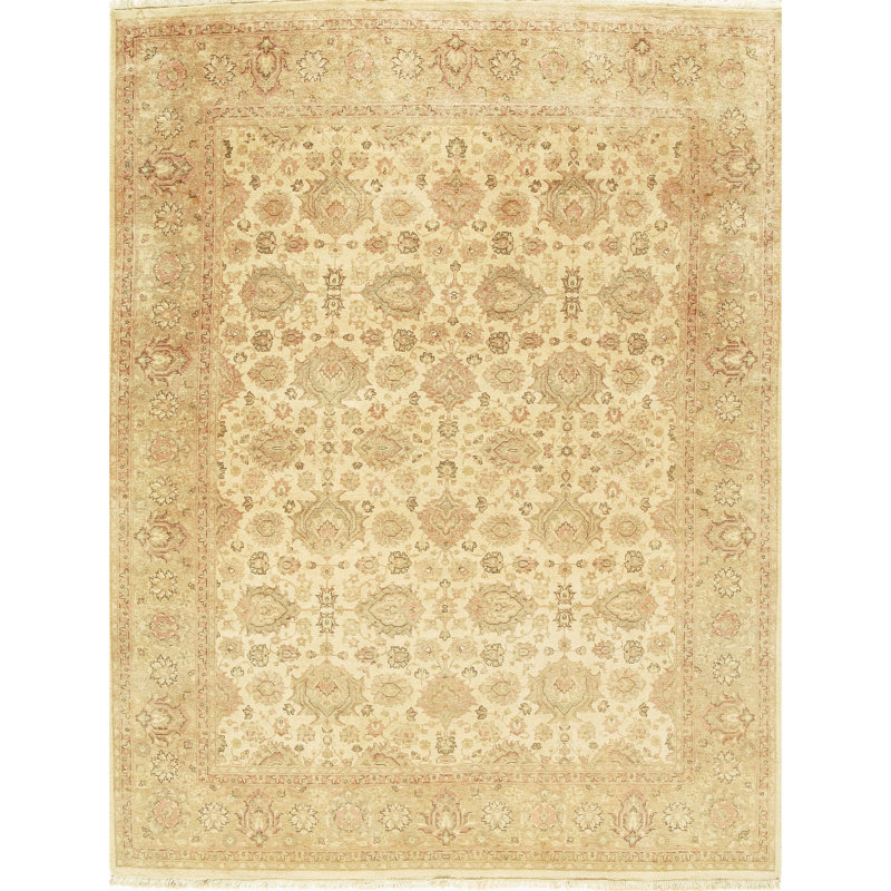 Wool Oriental Indoor Rug, Rectangle 6' x 9'