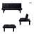 63.8'' Tufted Convertible Sleeper Futon Sofa