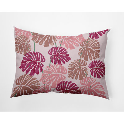 Coussin décoratif en polyester floral