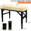 Table de travail robuste avec douille et - plateau en bois - idéal pour couper le perçage, prises de courant pratiques pour établi