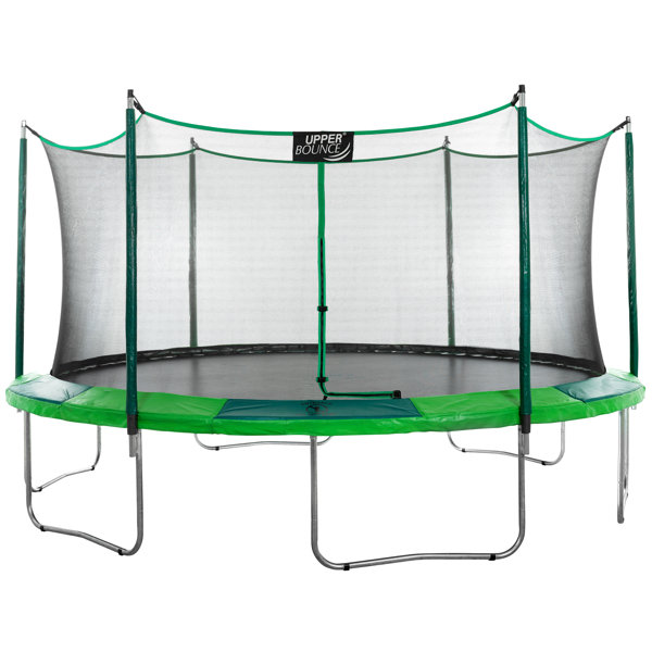 UpperBounce Upper Bounce 15-ft Round Backyard in Green in the Trampolines  department at