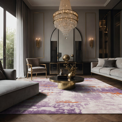 Silky Soft Plush Gray Area Rug