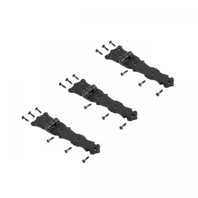 Fleur De Lis Wrought Iron Strap Hinge
