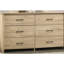 Commode 6 tiroirs 57 po avec poignées-109532672