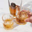 Viski Highland D.O.F. Verres, ensemble de 4, cristal sans plomb, bar à cocktail classique, 10 oz