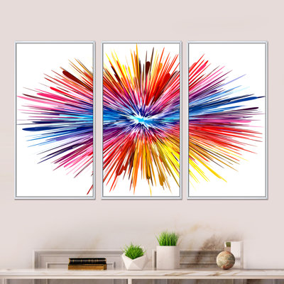 " Colour Explosion " 3 - Pieces