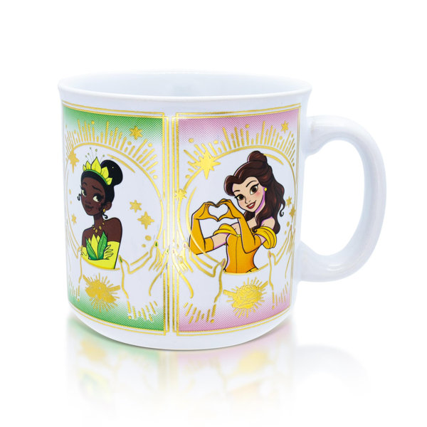 Vintage Disney's Beauty And The Beast Many Faces Of Beast Coffee Cup/Mug 12  Oz.