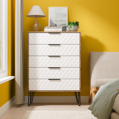 Talita 77cm W 5 - Drawer Chest of Drawers