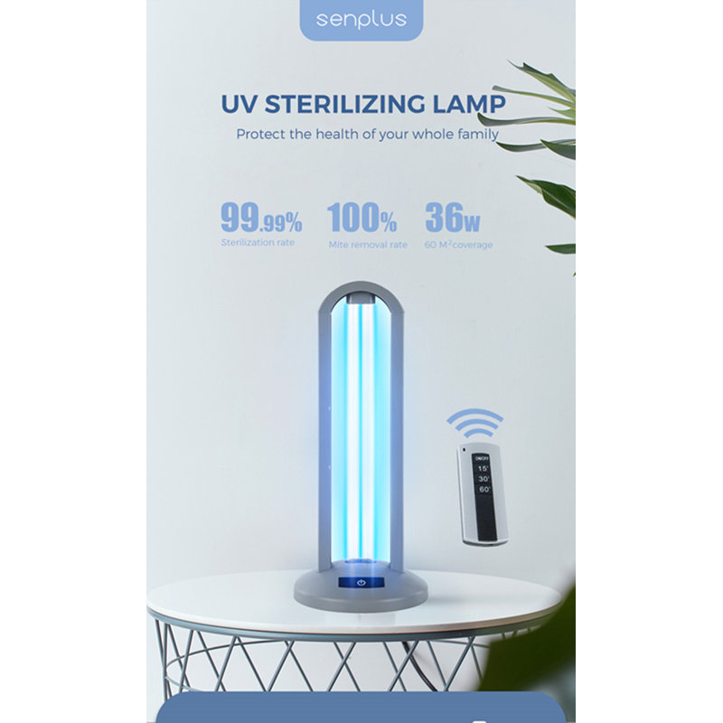 Uv Germicidal Lamp 36w Foldable With Remote Control For Home Disinfection,Room air Purifier