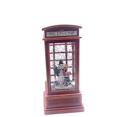 Téléphone avec bonhomme de neige