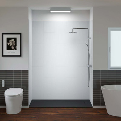 Glint 60'' W 75'' H Framed Rectangle Shower Stall