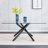 Arieyana Tempered Glass Dining Table-99681556-93622463