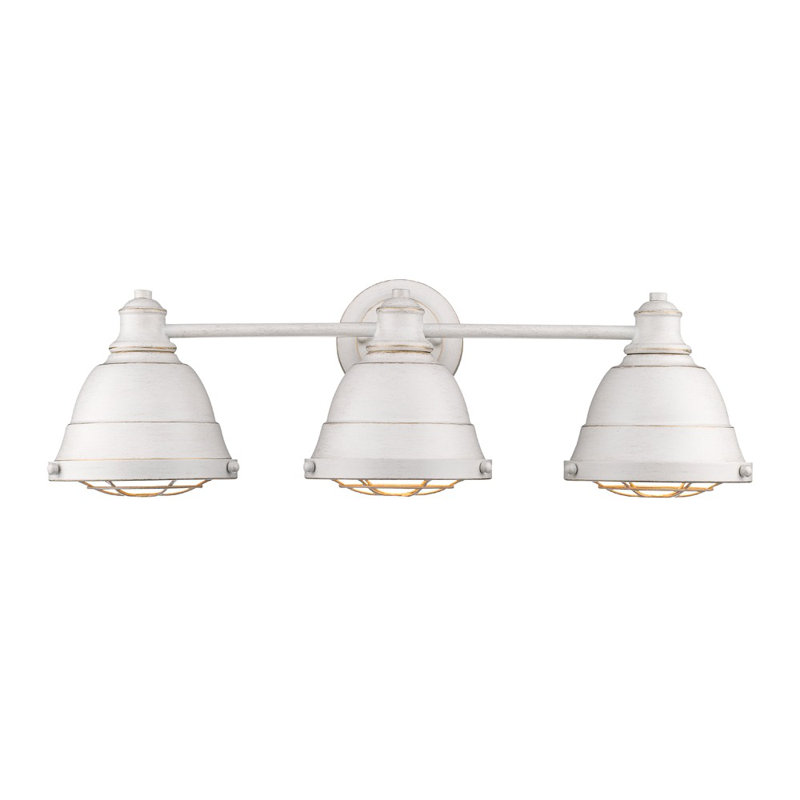 Worthing 3 - Light Dimmable Vanity Light, French White