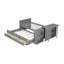 Lit plateforme multifonctionnel en bois-1058605124
