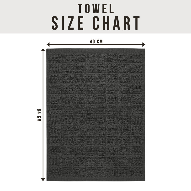Tea Towel Kitchen Towel, Dark Grey