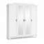 Armoire penderie 100% bois massif 4 portes Kyle-1733021136