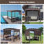 Auvent de remplacement pour pergola de patio