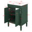 Ensemble de meuble-lavabo sur pied 24 po, meuble-lavabo avec grandes tablettes de rangement, ensemble de lavabo et d'armoires modernes, armoire de rangement autoportante-2077045100