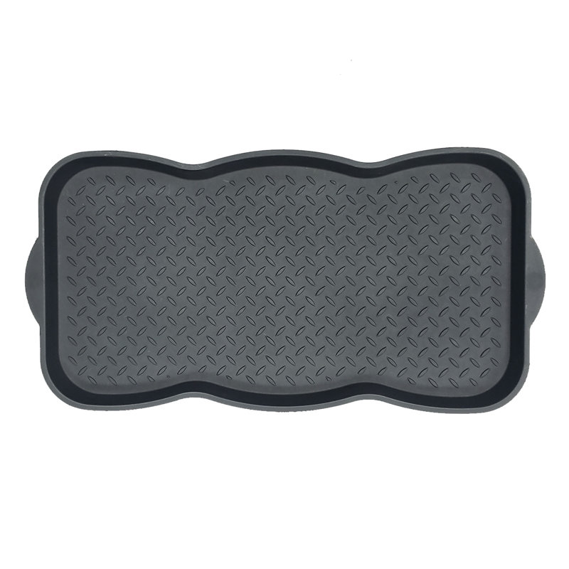 Non-Slip Geometric No Holiday Doormat