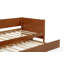 Lit de jour simple en bois massif avec couchette Camello-2033388165