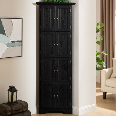 Freestanding 72'' Corner Bathroom Cabinet