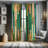 Millwood Pines Wooden Print Curtains, Brownish Rustic Art, Pair of 28"x84", Dark Sepia-988337723-988337713