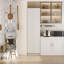 Armoire de cuisine haut de gamme de très grande qualité, rangement utilitaire profond du plancher au plafond de 24 po (disponible en hauteurs de 90 po et 96 po)-125128564