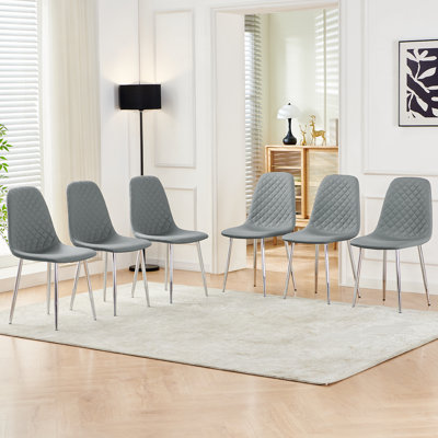 Wayland Modern Upholstered Faux Leather Dining Chair