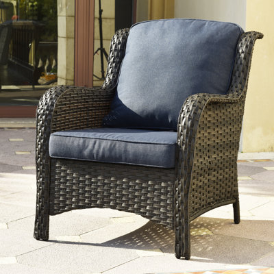 Gretna Wicker Outdoor Lounge Chair