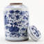 Handmade Porcelain China Ginger Jar