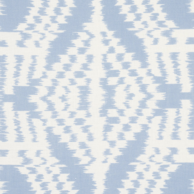 Asaka Ikat Fabric, Chambray
