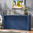 Console Table With Simple Lines And Rear Panel-2134829029