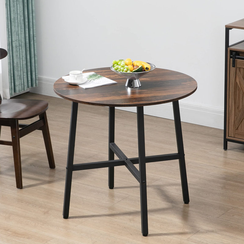 Abdulhay Round Metal Base Dining Table