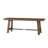 Amparo Farmhouse Dining Bench with Solid Wood Frame